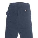 DICKIES Carpenter Cargo Mens Trousers Blue Regular Tapered W30 L26