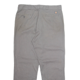 DICKIES Chino 874 Mens Trousers Grey Regular Straight W36 L30