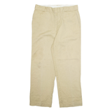 DICKIES Chino Mens Trousers Beige Regular Straight W36 L30
