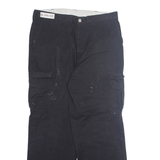 DICKIES Cargo Mens Trousers Black Regular Straight W36 L32