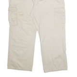 DICKIES Chino Cargo Mens Trousers Cream Regular Straight W40 L30