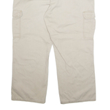 DICKIES Chino Cargo Mens Trousers Cream Regular Straight W40 L30