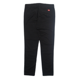 DICKIES Chino Womens Trousers Black Regular Tapered W32 L31