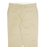 DICKIES Chino Mens Trousers Beige Regular Straight W38 L29