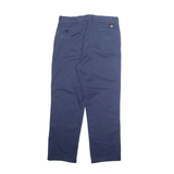 DICKIES Chino Mens Trousers Blue Regular Straight W34 L31