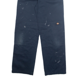 DICKIES Chino Mens Trousers Blue Loose Straight W32 L32