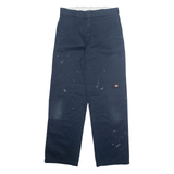 DICKIES Chino Mens Trousers Blue Loose Straight W32 L32