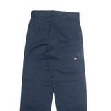 DICKIES Chino Mens Trousers Blue Loose Straight W32 L32