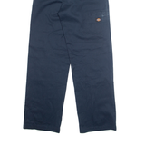 DICKIES Chino Mens Trousers Blue Loose Straight W32 L32