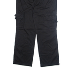 DICKIES Cargo Mens Trousers Black Relaxed Straight W36 L29
