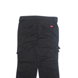 DICKIES Cargo Mens Trousers Black Relaxed Straight W36 L29