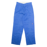 DICKIES Chino Mens Trousers Blue Regular Straight W34 L34