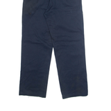 DICKIES Chino Mens Trousers Blue Regular Straight W32 L30
