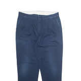 DICKIES Chino Mens Trousers Blue Regular Straight W36 L30