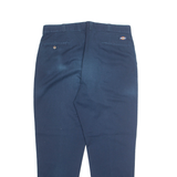 DICKIES Chino Mens Trousers Blue Regular Straight W36 L30
