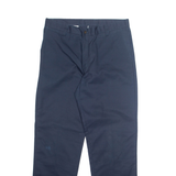 DICKIES Chino Mens Trousers Blue Regular Straight W36 L32