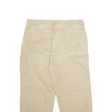 CARHARTT Cargo Mens Trousers Beige Regular Straight W38 L30