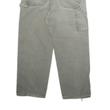 CARHARTT Carpenter Cargo Mens Trousers Grey Regular Straight W38 L30