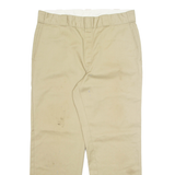 DICKIES Chino Mens Trousers Beige Regular Straight W34 L29