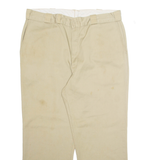 DICKIES Chino Mens Trousers Beige Regular Straight W40 L29