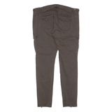 GUESS Cargo Womens Trousers Brown Relaxed Tapered W36 L29