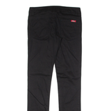 DICKIES Workwear Womens Twill Trousers Black Regular Straight W30 L32
