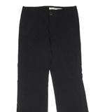 DKNY Womens Trousers Black Regular Flared Viscose W32 L32