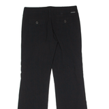 DKNY Womens Trousers Black Regular Flared Viscose W32 L32