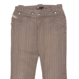 DIESEL Womens Trousers Brown Slim Straight W28 L22