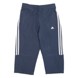 ADIDAS Womens Sports Shorts Blue UK 8 W28