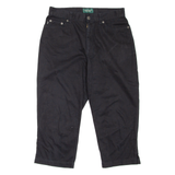 LAUREN RALPH LAUREN Womens Pedal Pushers Shorts Black M W29