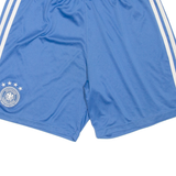 ADIDAS Germany Football Mens Sports Shorts Blue S W28