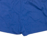 COSMOS Womens Casual Shorts Blue 90s M W32
