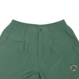 LAURA CHAVIT Womens Sports Shorts Green L W28