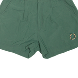 LAURA CHAVIT Womens Sports Shorts Green L W28