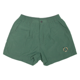 LAURA CHAVIT Womens Sports Shorts Green L W28