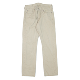 LEVI'S 514 Mens Trousers Beige Slim Straight W30 L30