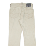 LEVI'S 514 Mens Trousers Beige Slim Straight W30 L30