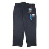 DICKIES Workwear Mens Trousers Black Relaxed Straight W40 L30