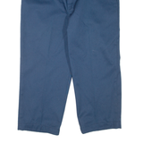 DICKIES Workwear Mens Trousers Blue Relaxed Tapered W37 L24