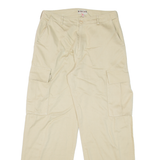 MORGAN Cargo Womens Trousers Beige Loose Straight W28 L29