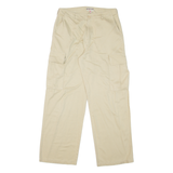 MORGAN Cargo Womens Trousers Beige Loose Straight W28 L29