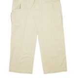 MORGAN Cargo Womens Trousers Beige Loose Straight W28 L29
