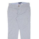 TOMMY HILFIGER Pinstripe Mens Trousers Blue Slim Tapered W32 L30