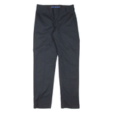 DICKIES Workwear Womens Trousers Black Slim Straight W27 L29