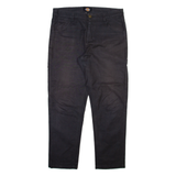 DICKIES Carpenter Workwear Womens Trousers Black Relaxed Tapered W36 L30