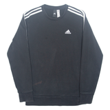 ADIDAS Mens Sweatshirt Black S