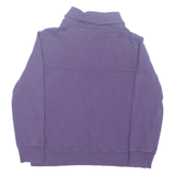 TOMMY HILFIGER Womens Sweatshirt Purple V-Neck XL