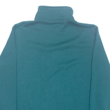 FILA Limited Edition Womens Sweatshirt Green 1/4 Zip M