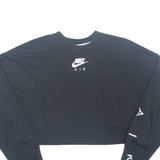 NIKE Cropped Womens Sweatshirt Black S